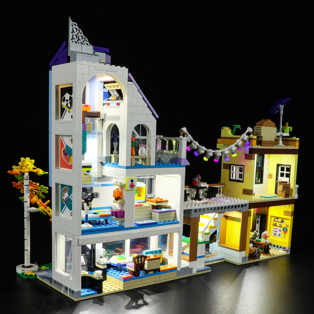 【Light Sets】Bricks LED Lighting 41732 Girl Friends Downtown Flower and Design Stores