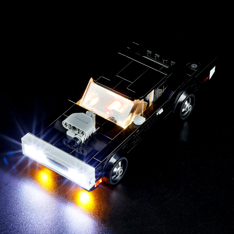 【Light Sets】Bricks LED Lighting 76912 Racers Speed Champions Fast & Furious 1970 Dodge Charger R/T