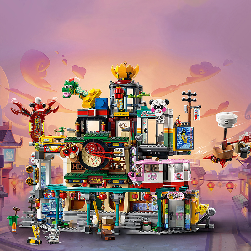 The City of Lanterns Monkie Kid 80036 Building Block Brick 2187±pcs From Europe 3-7 Days Delivery