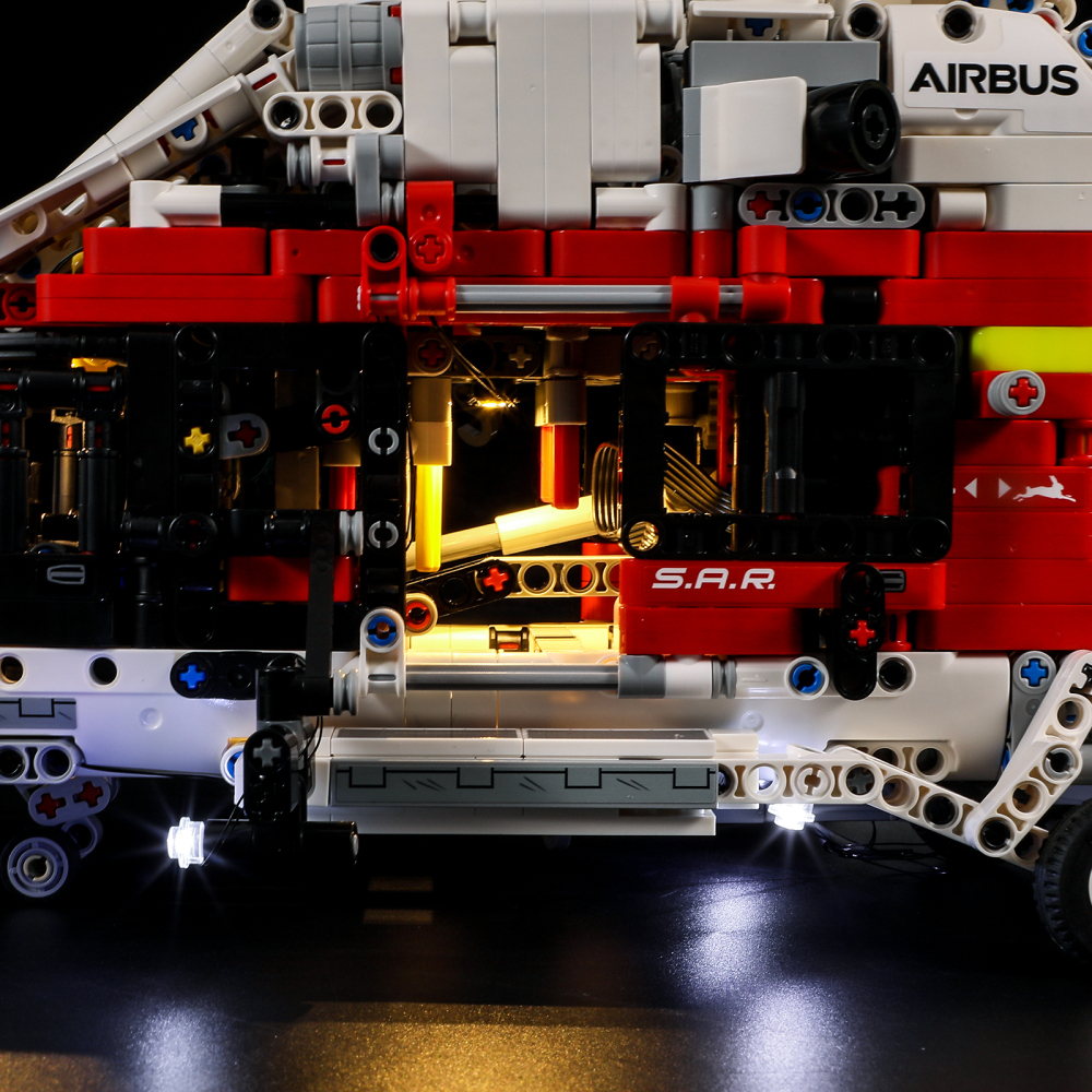 【Light Sets】Bricks LED Lighting 42145 Technical Technic Airbus H175 Rescue Helicopter