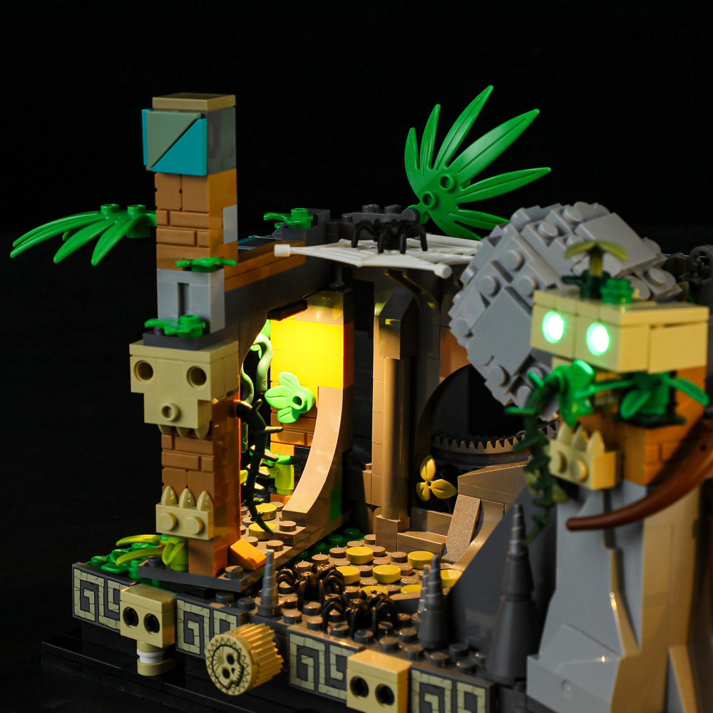 【Light Sets】Bricks LED Lighting 77015 Movie & Game Indiana Jones Temple of the Golden Idol