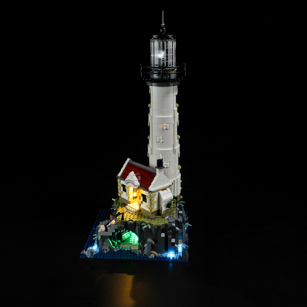 【Light Sets】Bricks LED Lighting 21335 Ideas Motorised Lighthouse