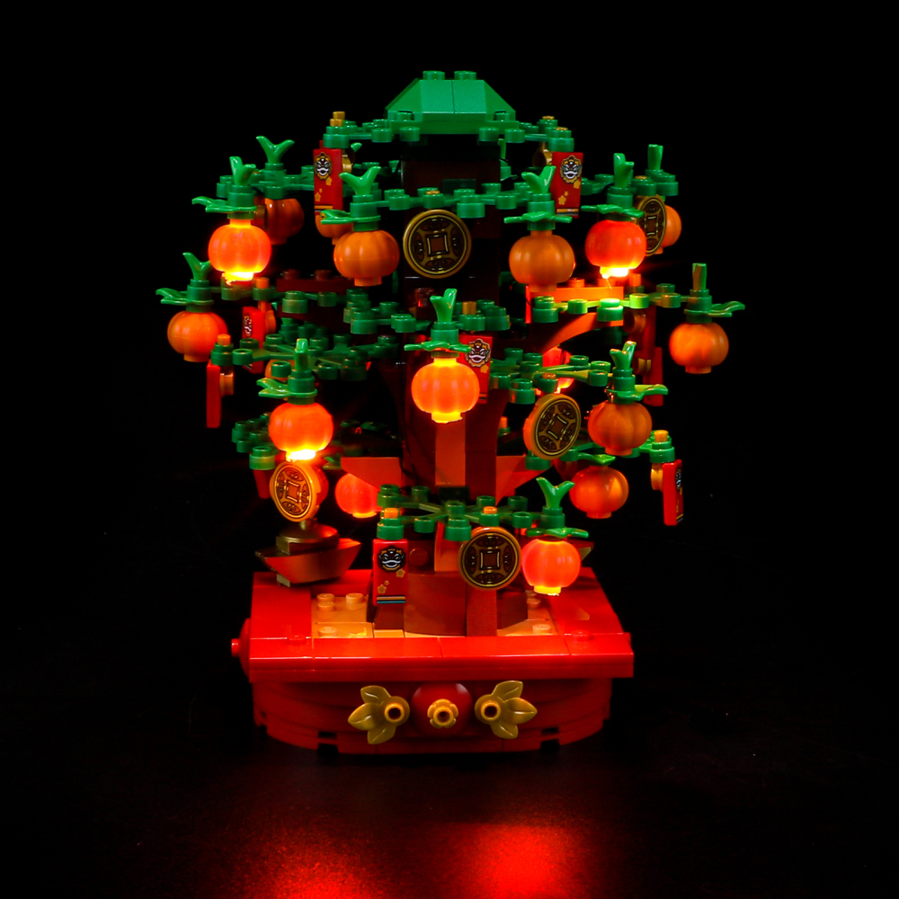 【Light Sets】Bricks LED Lighting 40648 Creator Seasonal Chinese Traditional Festivals Money Tree