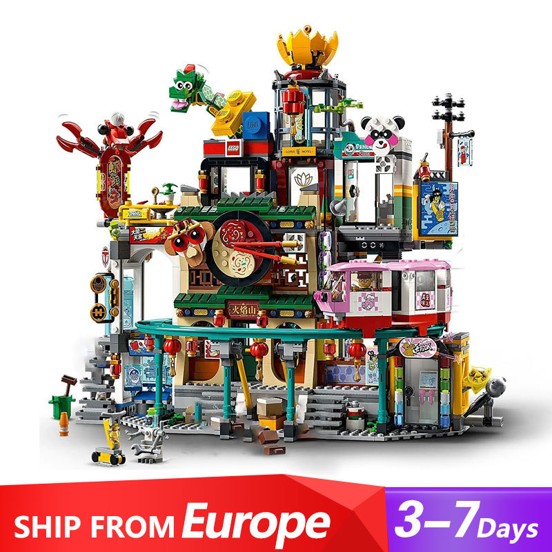 The City of Lanterns Monkie Kid 80036 Building Block Brick 2187±pcs From Europe 3-7 Days Delivery