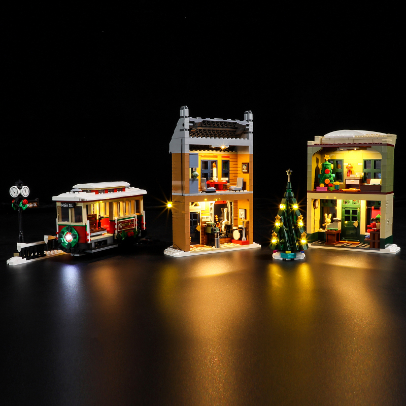 【Light Sets】Bricks LED Lighting 10308 Creator Expert Winter Village Holiday Main Street