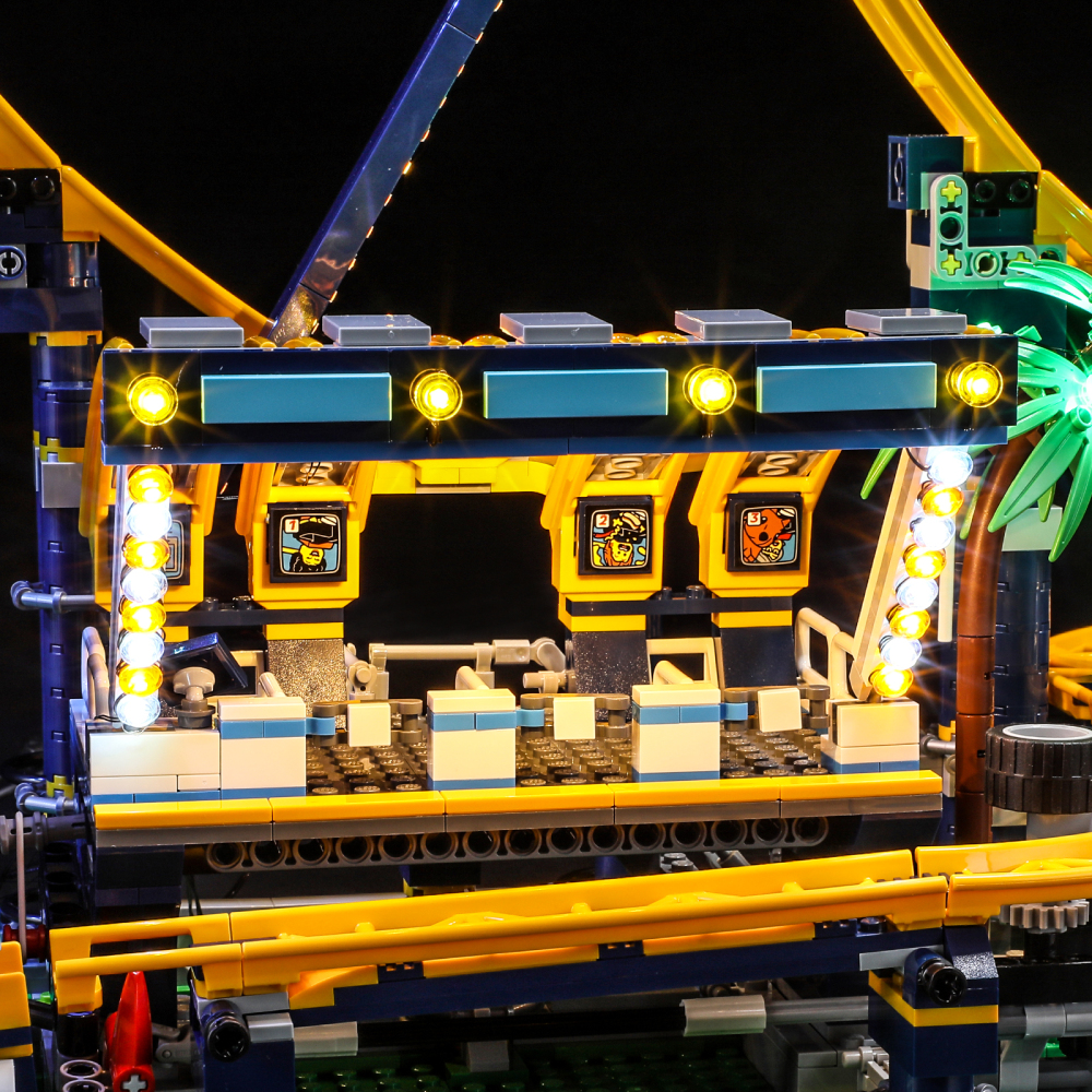 【Light Sets】Bricks LED Lighting 10303 Creator Expert Fairground Loop Coaster