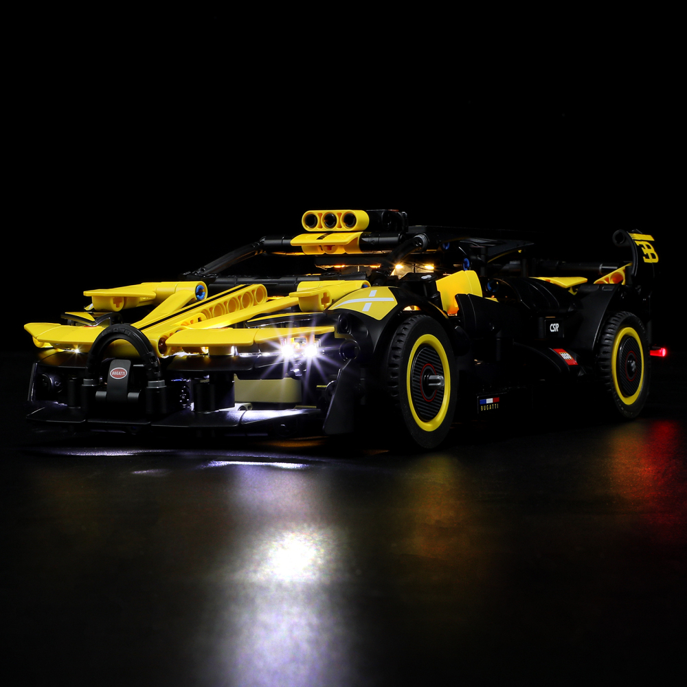 【Light Sets】Bricks LED Lighting 42151 Technical Technic Bugatti Bolide