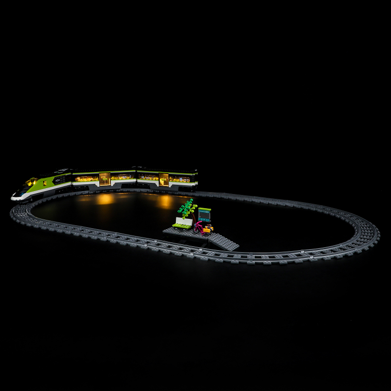 【Light Sets】Bricks LED Lighting 60337 City Trains Express Passenger Train