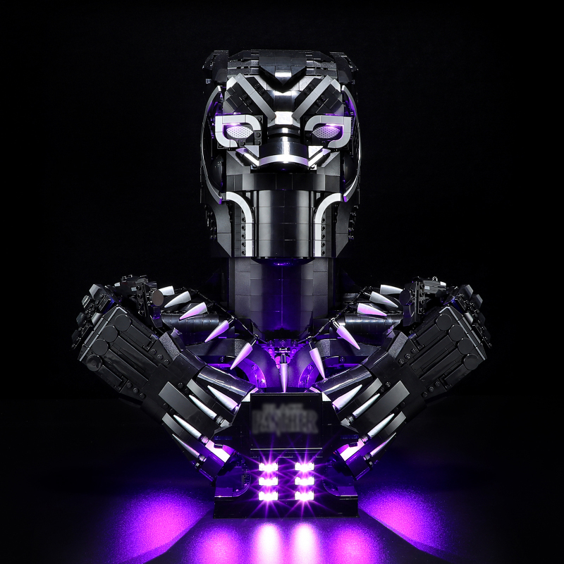 【Light Sets】Bricks LED Lighting 76215 Super heroes Marvel Black Panther