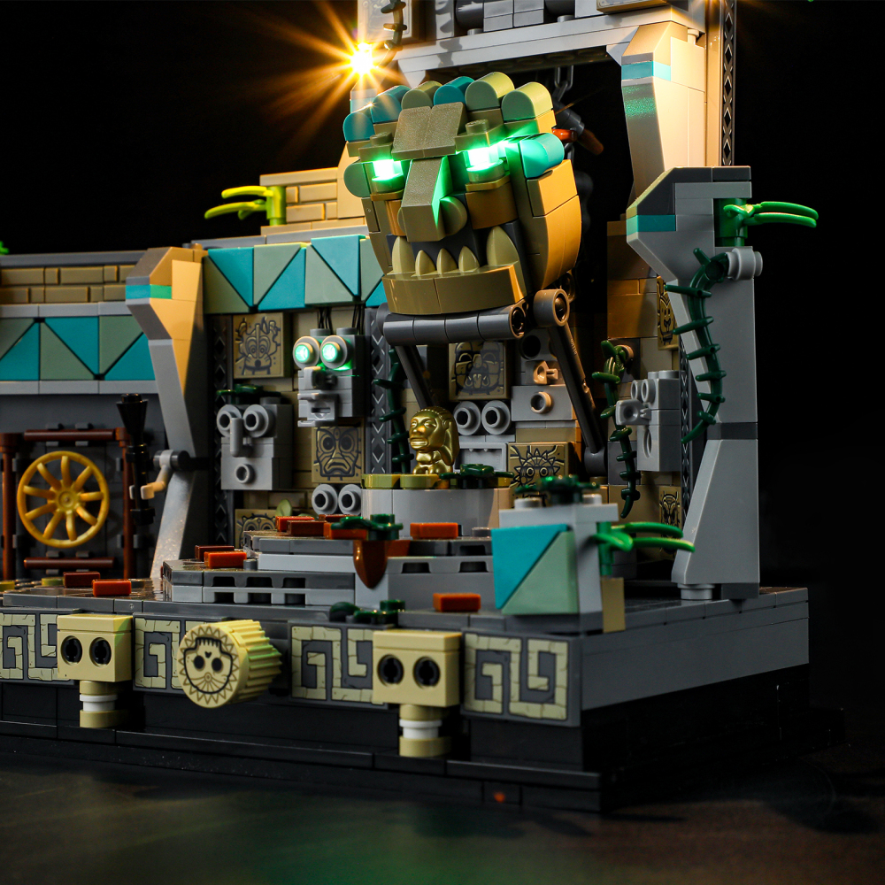 【Light Sets】Bricks LED Lighting 77015 Movie & Game Indiana Jones Temple of the Golden Idol