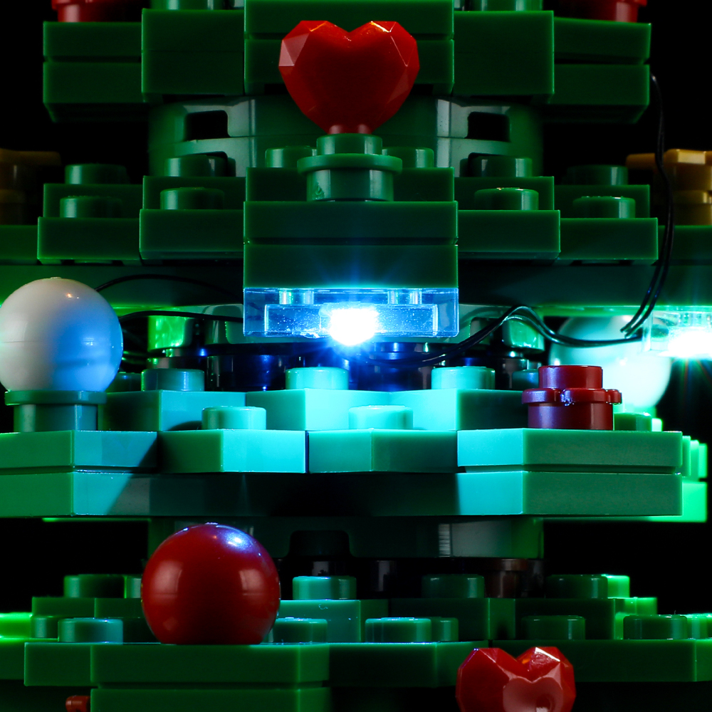 【Light Sets】Bricks LED Lighting 40573 Creator Seasonal Christmas Tree