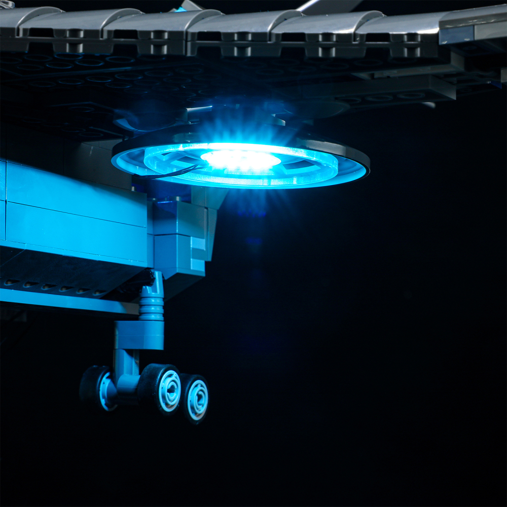 【Light Sets】Bricks LED Lighting 76248 Super heroes Marvel The Avengers Quinjet