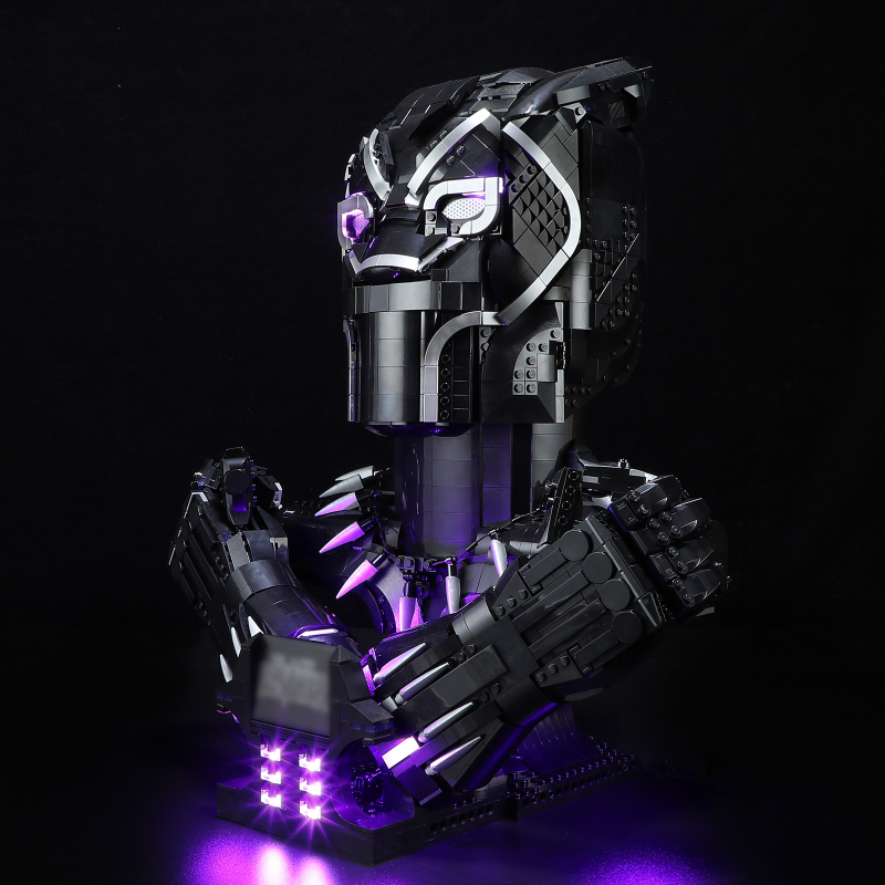 【Light Sets】Bricks LED Lighting 76215 Super heroes Marvel Black Panther