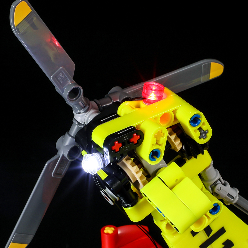 【Light Sets】Bricks LED Lighting 42145 Technical Technic Airbus H175 Rescue Helicopter