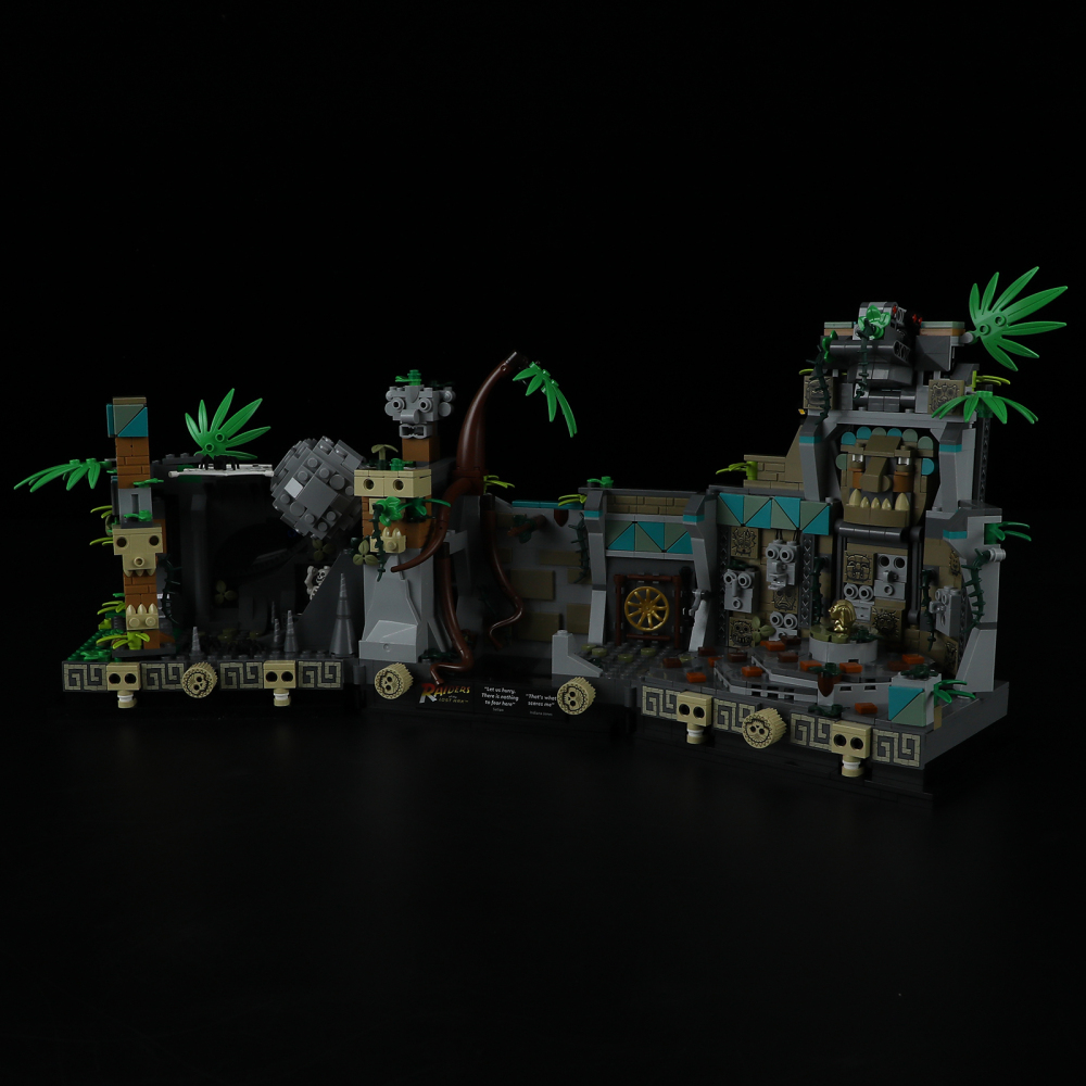 【Light Sets】Bricks LED Lighting 77015 Movie & Game Indiana Jones Temple of the Golden Idol