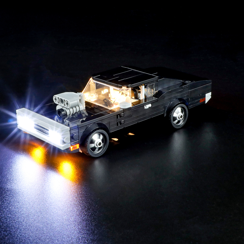 【Light Sets】Bricks LED Lighting 76912 Racers Speed Champions Fast & Furious 1970 Dodge Charger R/T