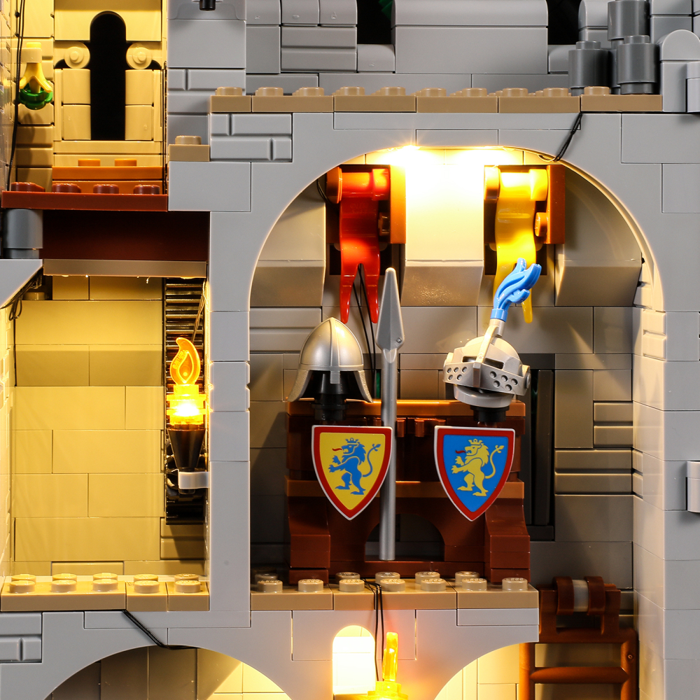 【Light Sets】Bricks LED Lighting 10305 Creator Expert Lion King's Castle