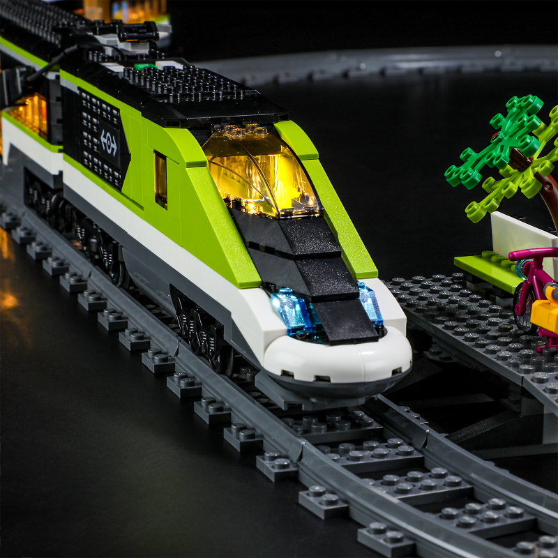 【Light Sets】Bricks LED Lighting 60337 City Trains Express Passenger Train