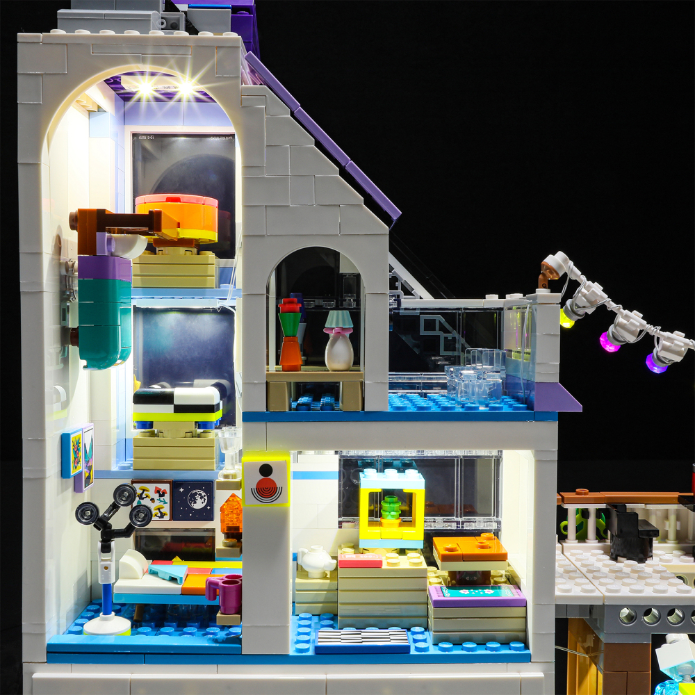 【Light Sets】Bricks LED Lighting 41732 Girl Friends Downtown Flower and Design Stores