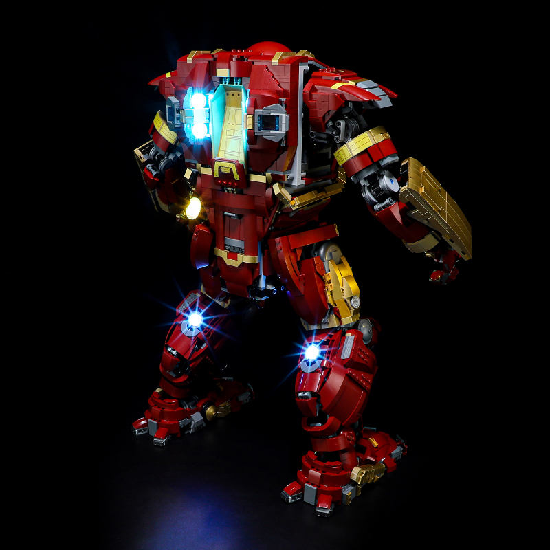 【Light Sets】Bricks LED Lighting 76210 Super heroes Marvel Hulkbuster