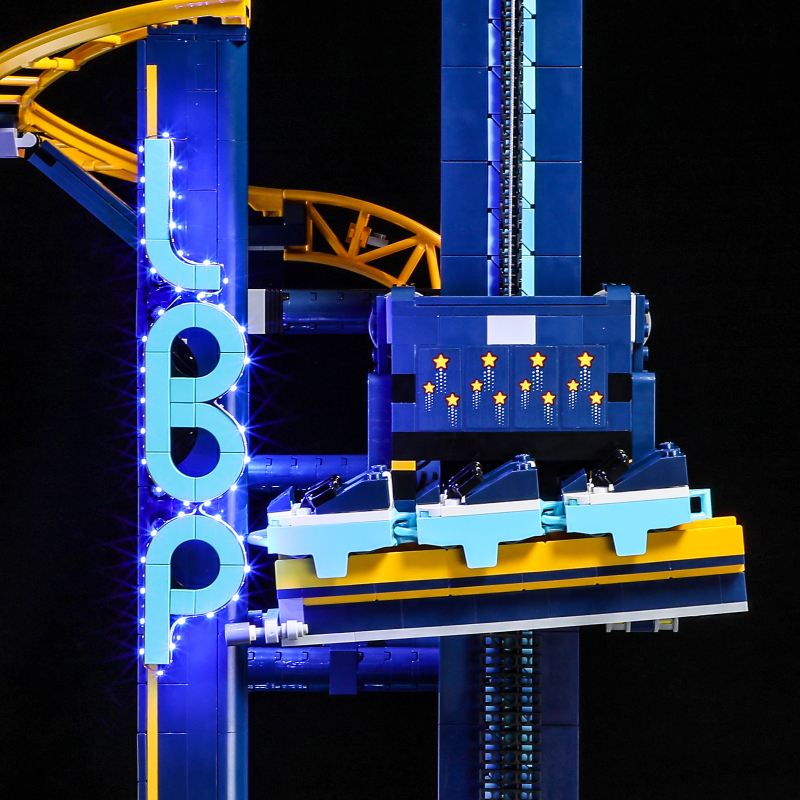 【Light Sets】Bricks LED Lighting 10303 Creator Expert Fairground Loop Coaster