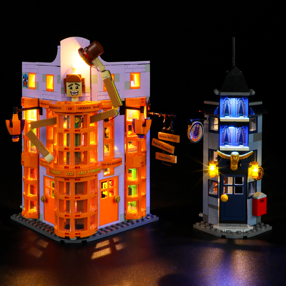 【Light Sets】Bricks LED Lighting 76422 Movie & Game Harry Potter Weasleys Wizard Wheezes