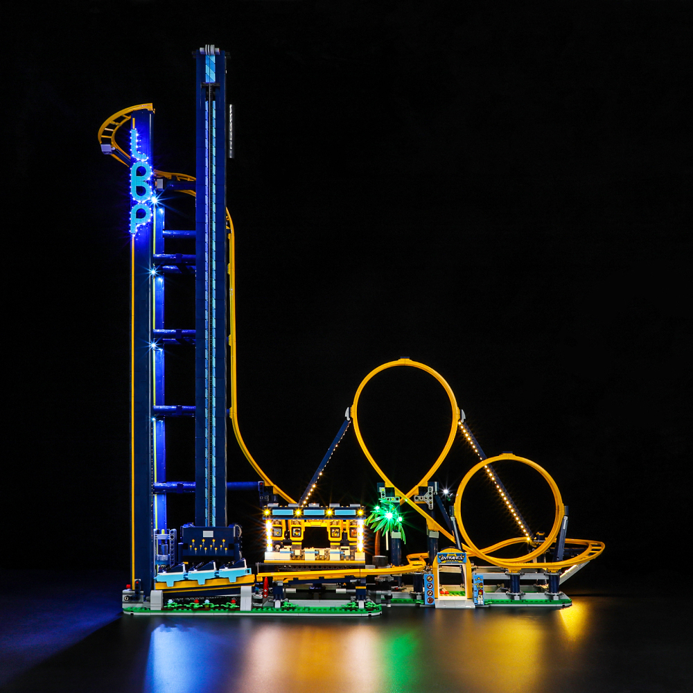 【Light Sets】Bricks LED Lighting 10303 Creator Expert Fairground Loop Coaster