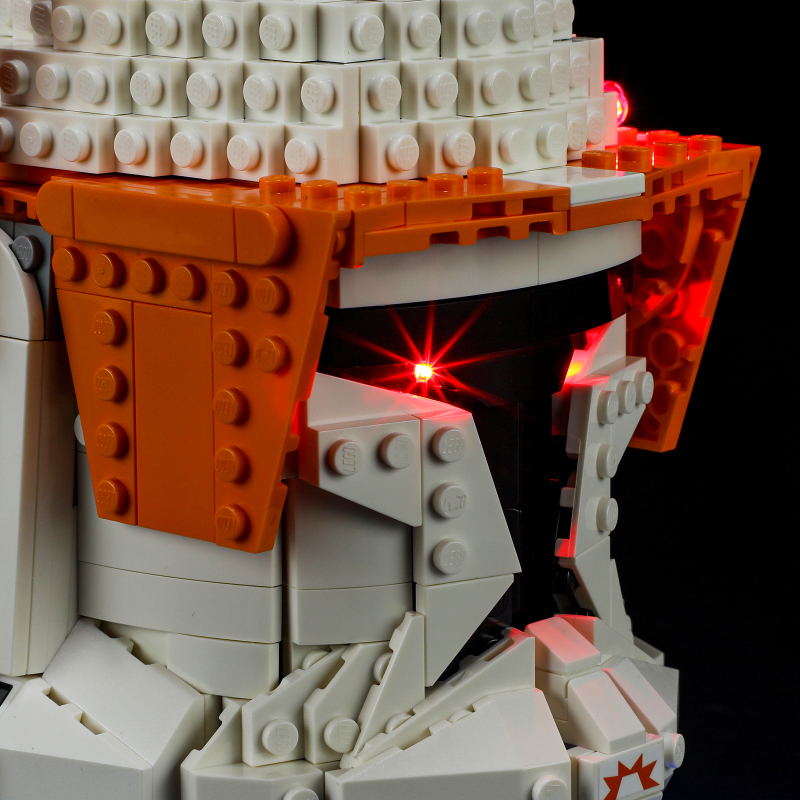 【Light Sets】Bricks LED Lighting 75350 Movie & Game Star Wars Clone Commander Cody Helmet