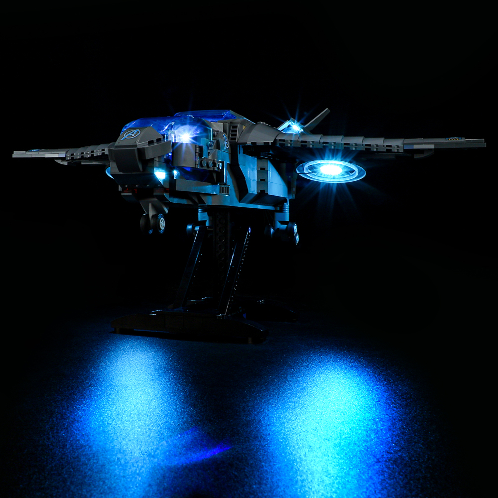 【Light Sets】Bricks LED Lighting 76248 Super heroes Marvel The Avengers Quinjet
