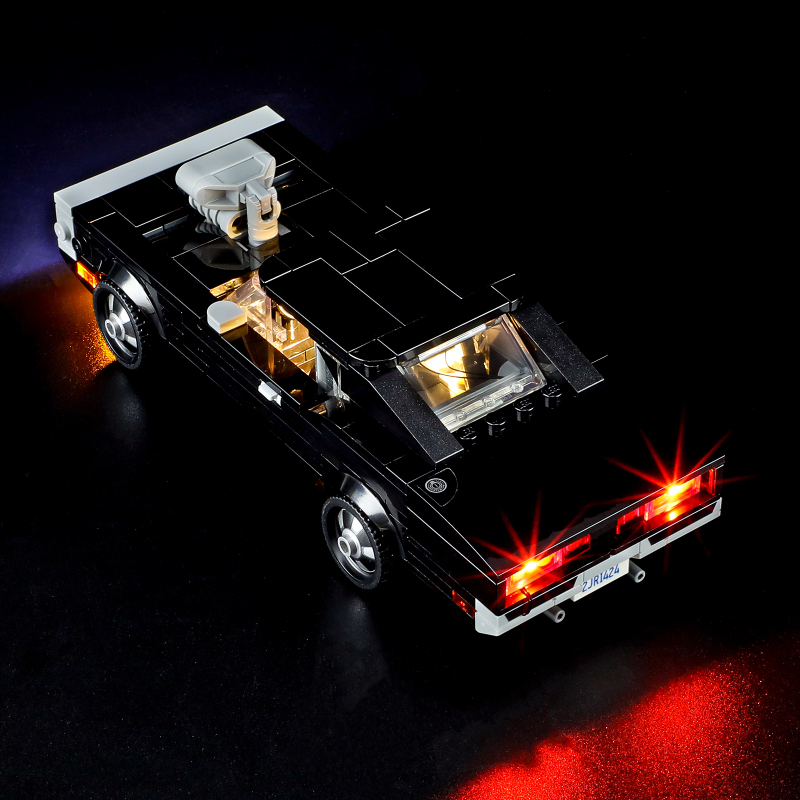 【Light Sets】Bricks LED Lighting 76912 Racers Speed Champions Fast & Furious 1970 Dodge Charger R/T
