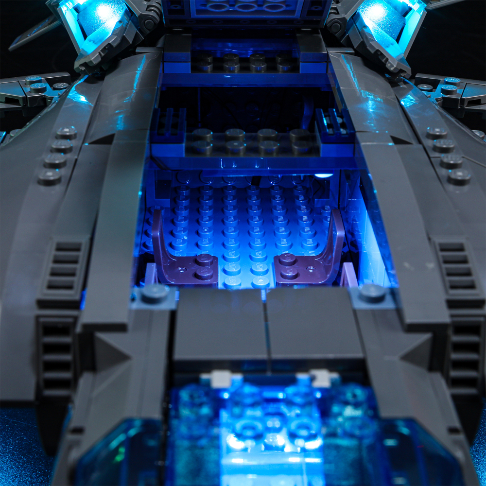 【Light Sets】Bricks LED Lighting 76248 Super heroes Marvel The Avengers Quinjet