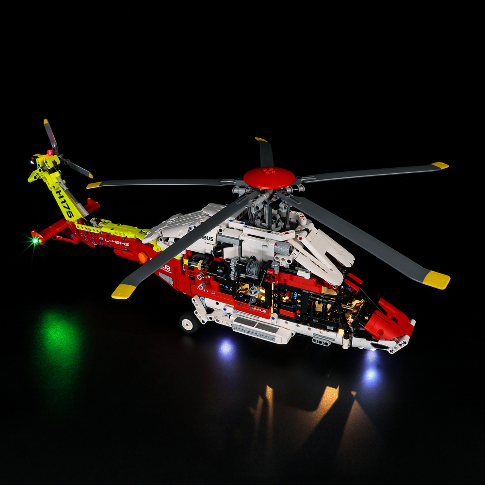 【Light Sets】Bricks LED Lighting 42145 Technical Technic Airbus H175 Rescue Helicopter