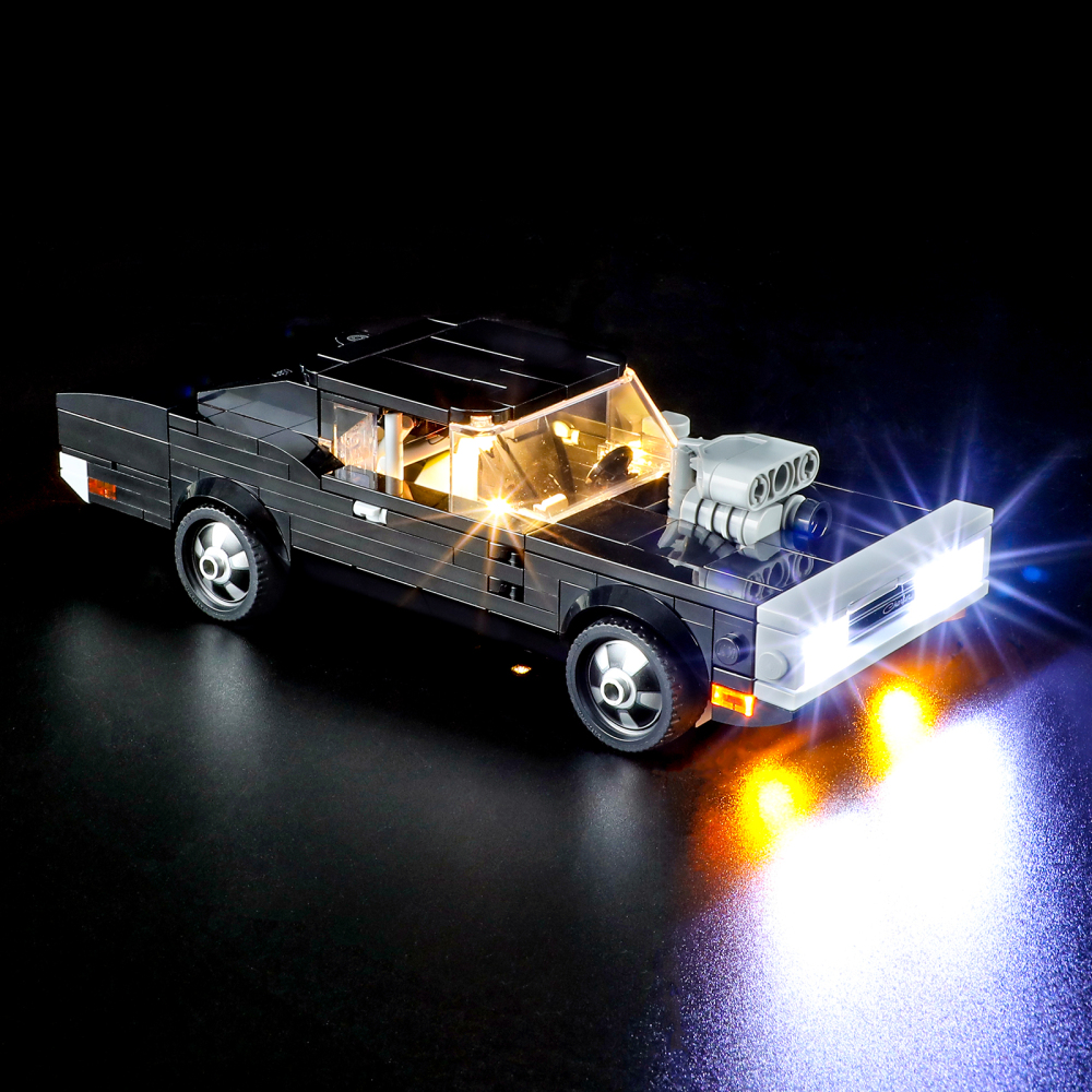 【Light Sets】Bricks LED Lighting 76912 Racers Speed Champions Fast & Furious 1970 Dodge Charger R/T