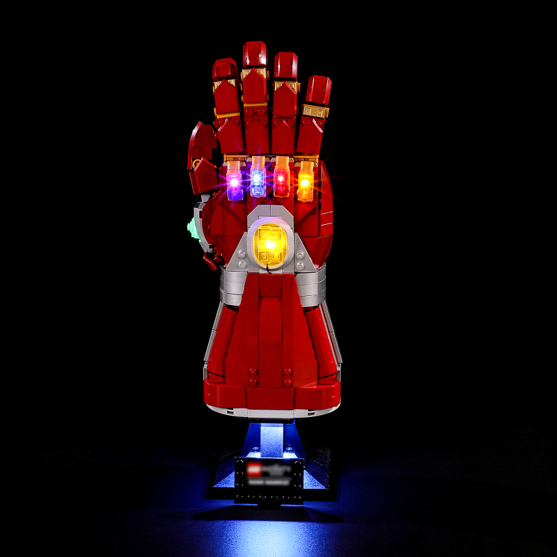 【Light Sets】Bricks LED Lighting 76223 Super heroes Marvel The Avengers Nano Gauntlet