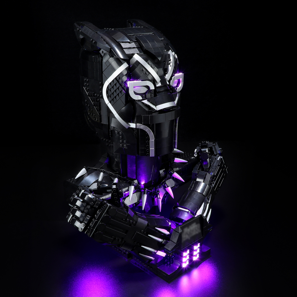 【Light Sets】Bricks LED Lighting 76215 Super heroes Marvel Black Panther