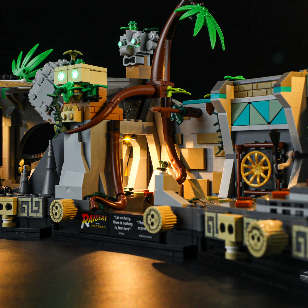 【Light Sets】Bricks LED Lighting 77015 Movie & Game Indiana Jones Temple of the Golden Idol