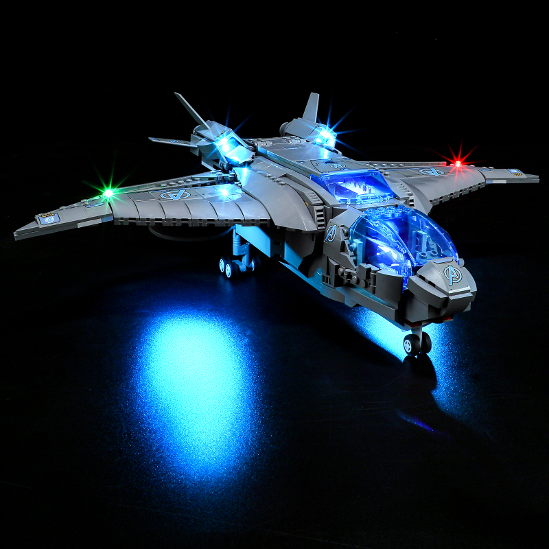 【Light Sets】Bricks LED Lighting 76248 Super heroes Marvel The Avengers Quinjet