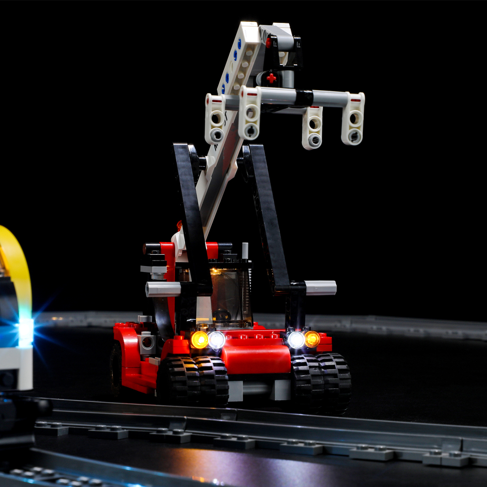 【Light Sets】Bricks LED Lighting 60336 City Trains Freight train