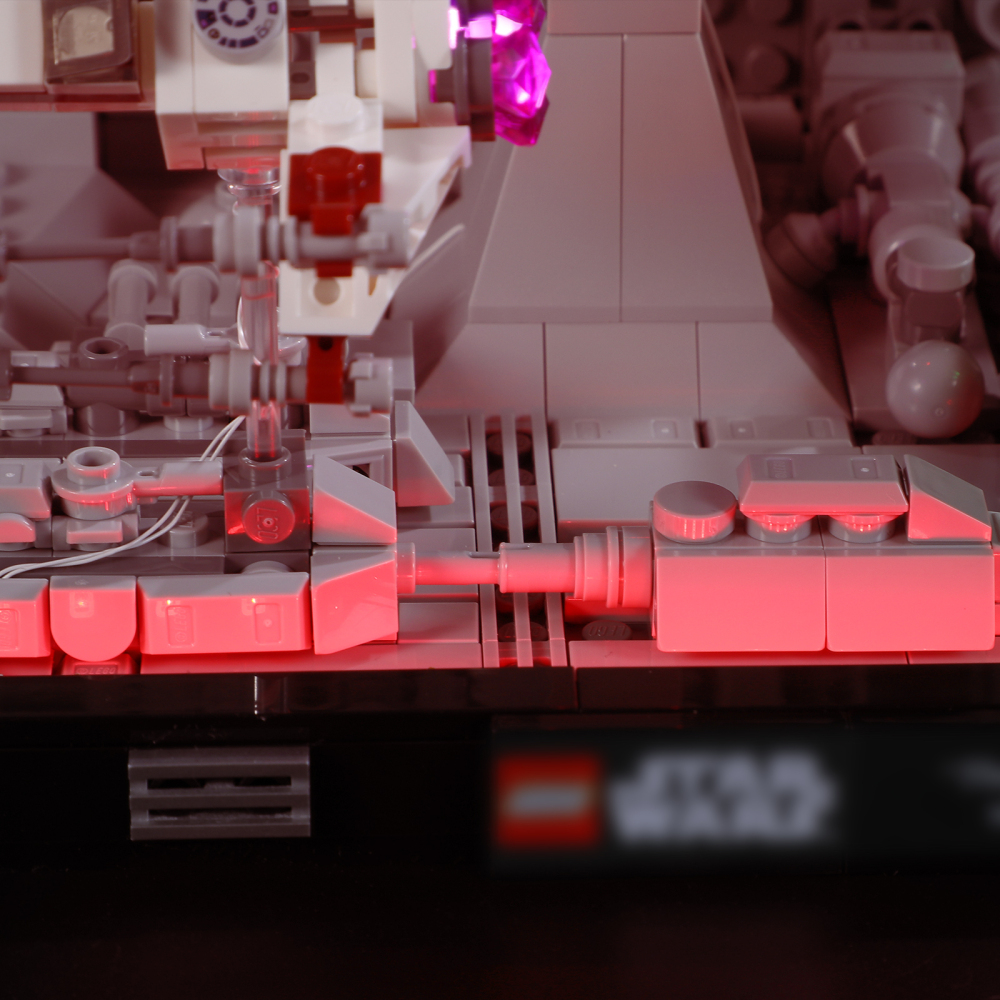 【Light Sets】Bricks LED Lighting 75329 Movie & Game Star Wars Death Star Trench Run Diorama