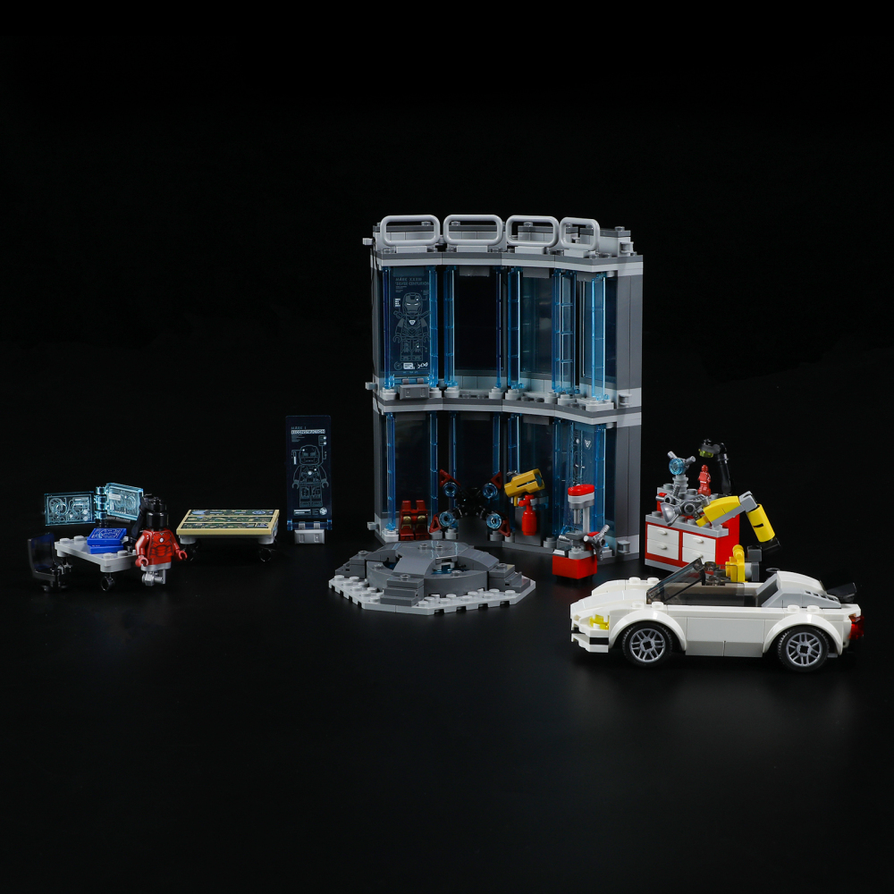 【Light Sets】Bricks LED Lighting 76216 Super heroes Marvel Iron Man Armoury