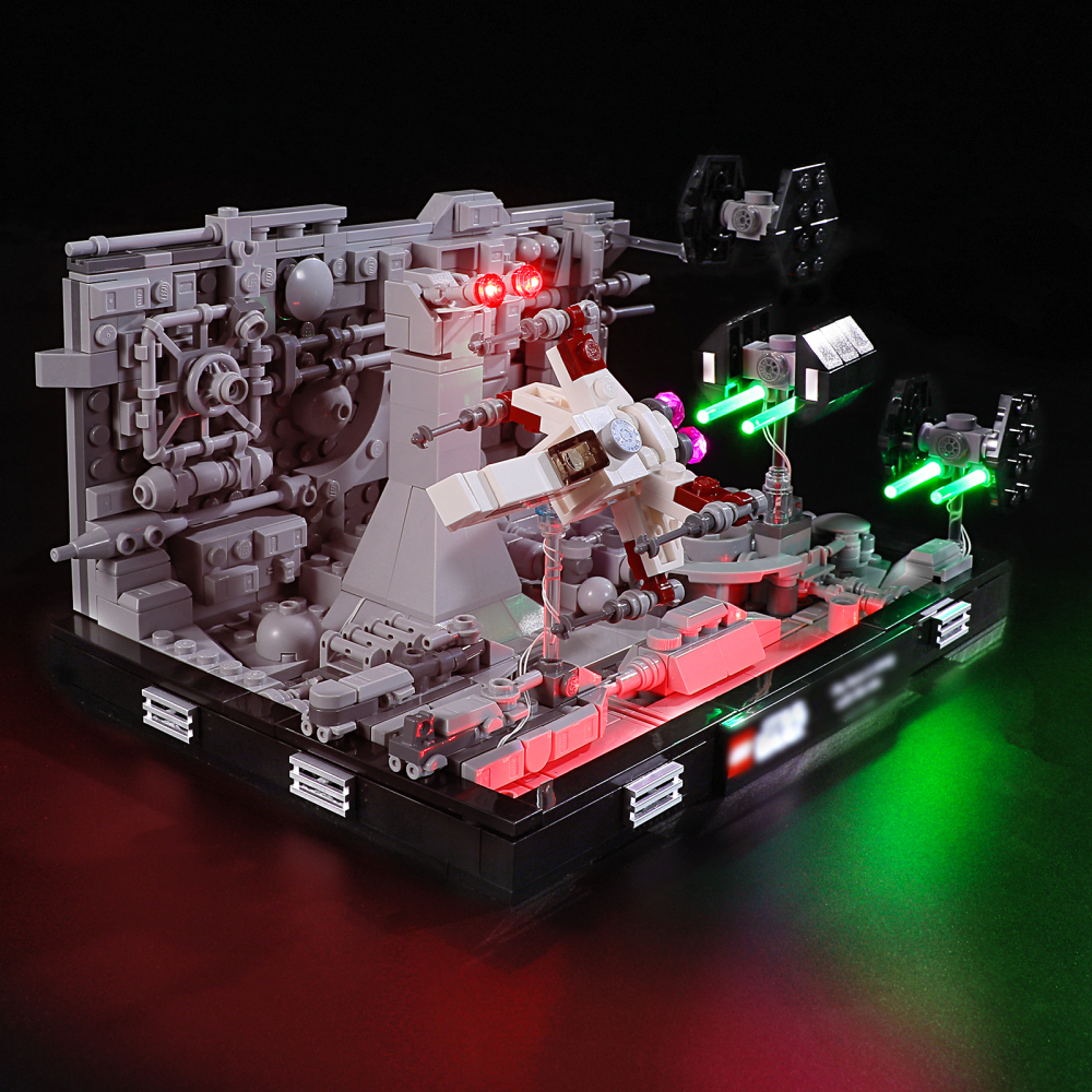 【Light Sets】Bricks LED Lighting 75329 Movie & Game Star Wars Death Star Trench Run Diorama