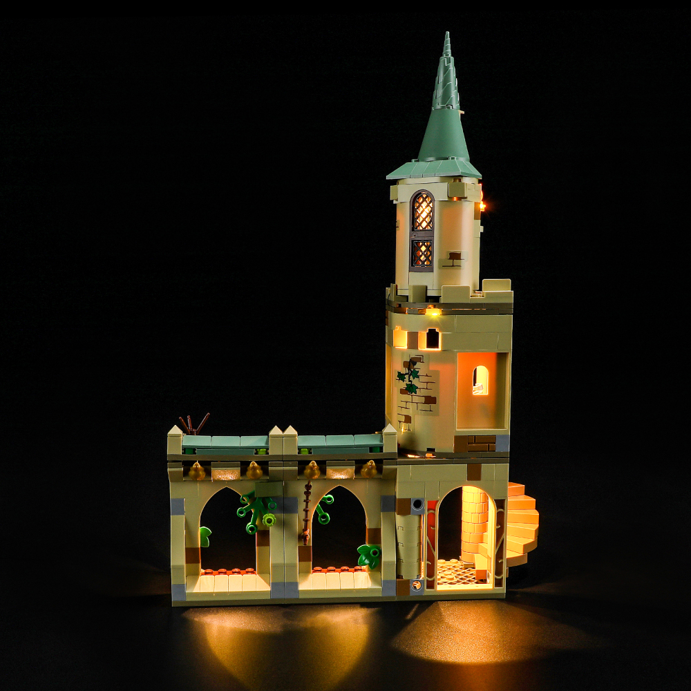【Light Sets】Bricks LED Lighting 76401 Movie & Game Harry Potter Hogwarts Courtyard: Sirius's Rescue