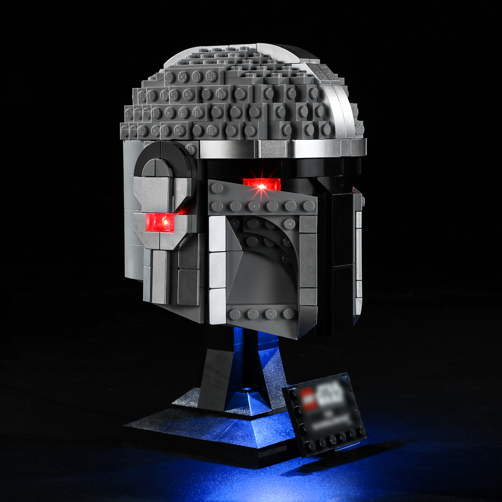 【Light Sets】Bricks LED Lighting 75328 Movie & Game Star Wars The Mandalorian Helmet