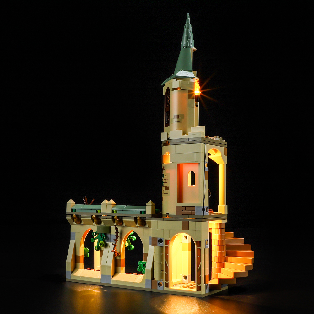 【Light Sets】Bricks LED Lighting 76401 Movie & Game Harry Potter Hogwarts Courtyard: Sirius's Rescue