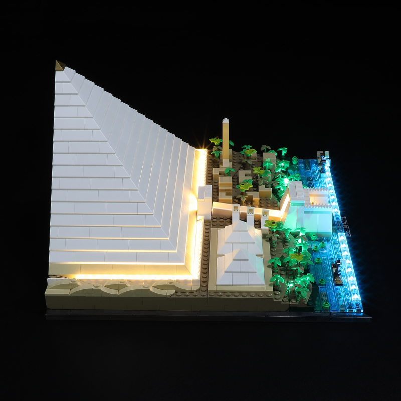 【Light Sets】Bricks LED Lighting 21058 Creator Expert Bulidings The Great Pyramid of Giza