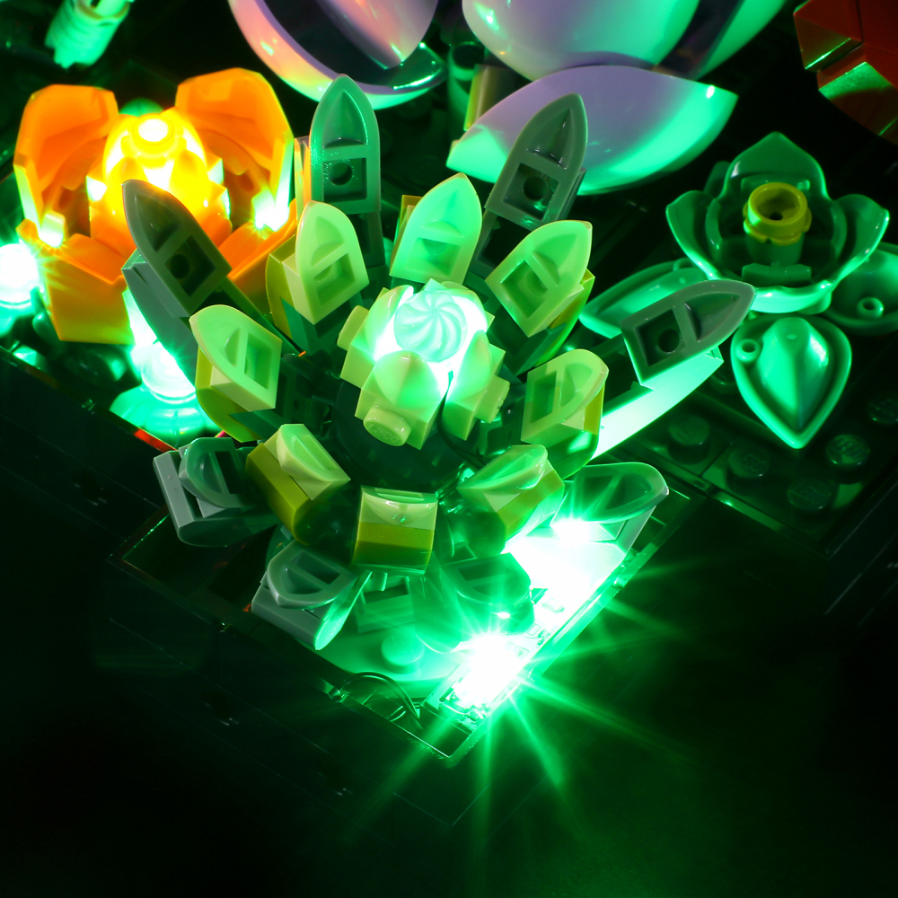 【Light Sets】Bricks LED Lighting 10309 Creator Expert Botanical Collection Succulents