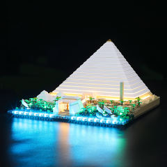【Light Sets】Bricks LED Lighting 21058 Creator Expert Bulidings The Great Pyramid of Giza