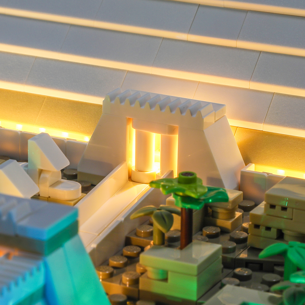 【Light Sets】Bricks LED Lighting 21058 Creator Expert Bulidings The Great Pyramid of Giza