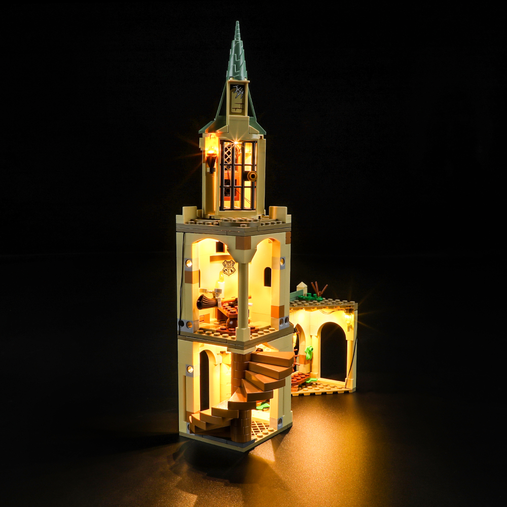 【Light Sets】Bricks LED Lighting 76401 Movie & Game Harry Potter Hogwarts Courtyard: Sirius's Rescue