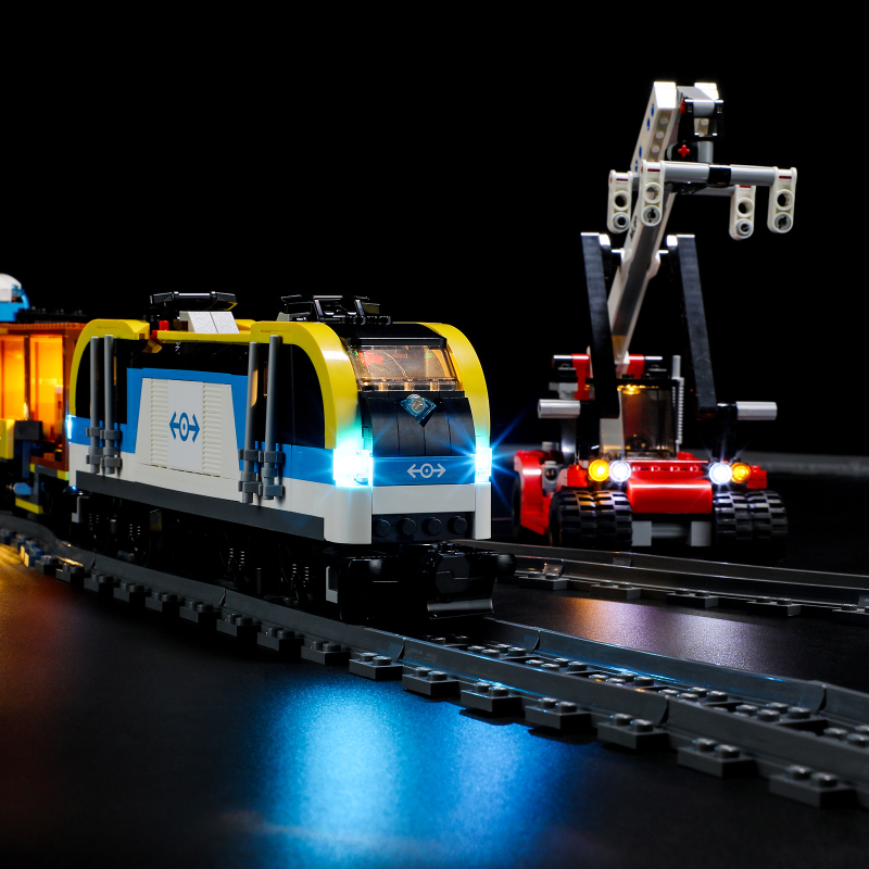 【Light Sets】Bricks LED Lighting 60336 City Trains Freight train